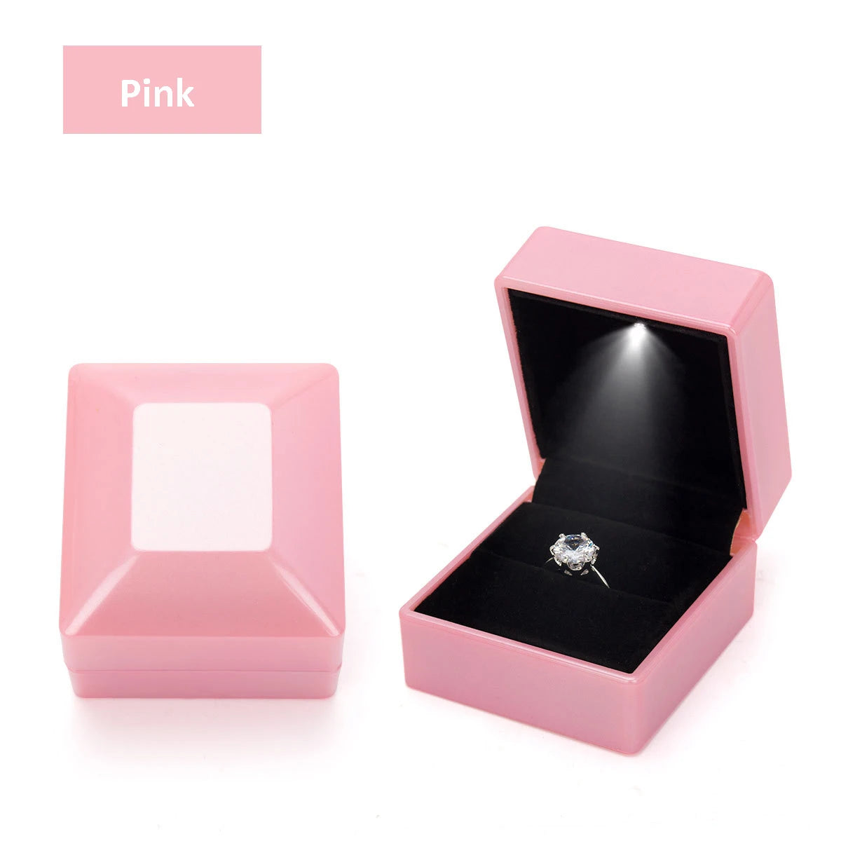 Coffret bague LED – Écrin lumineux