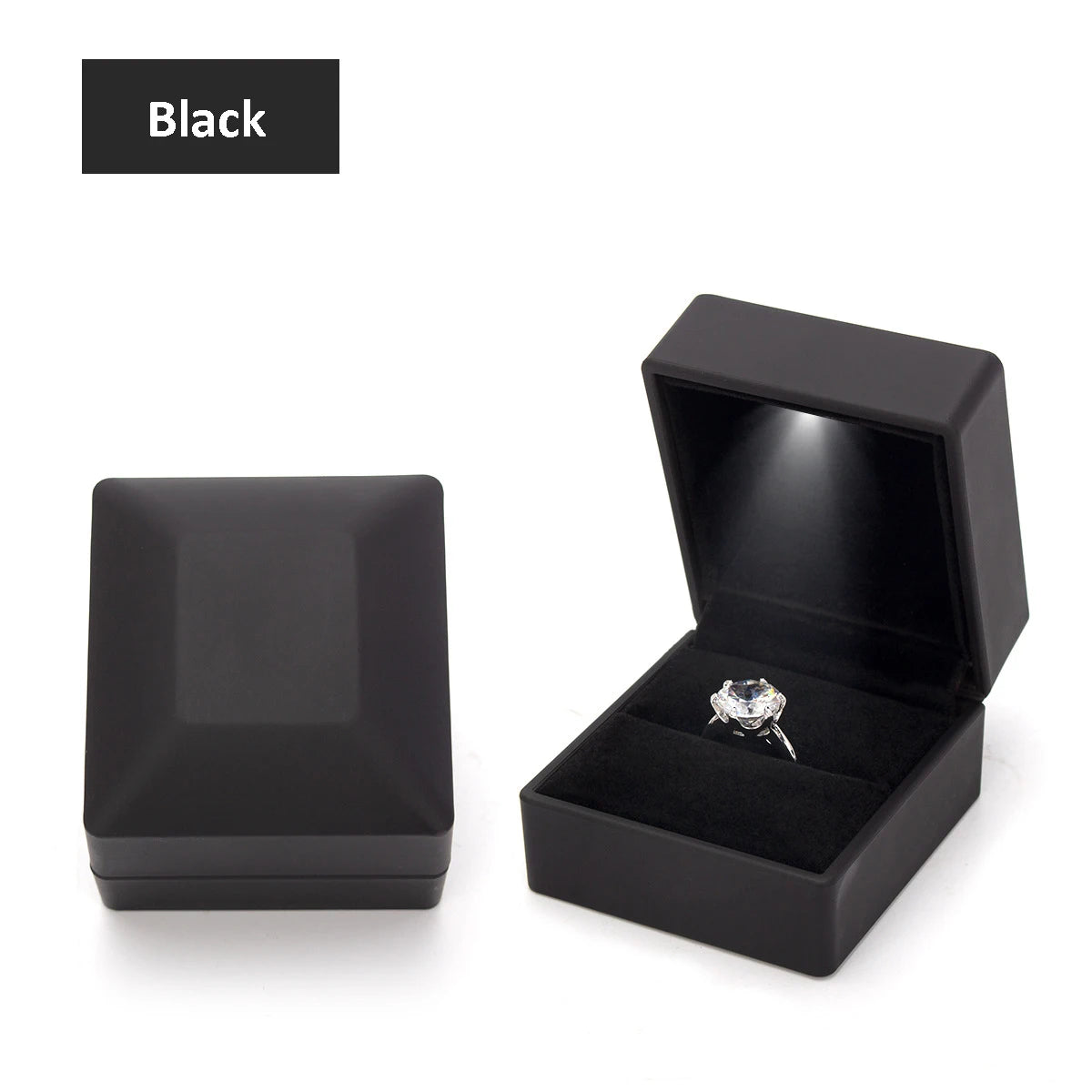 Coffret bague LED – Écrin lumineux