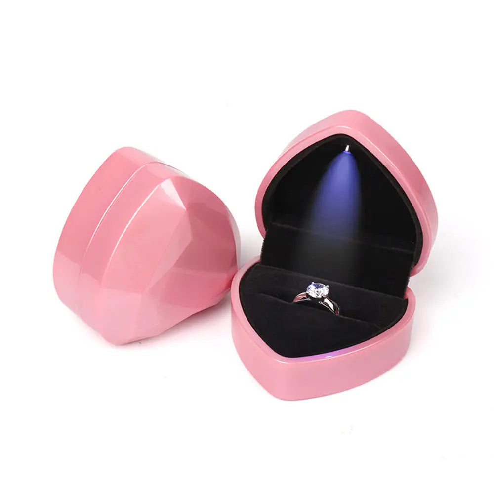 Coffret bague LED – Écrin lumineux