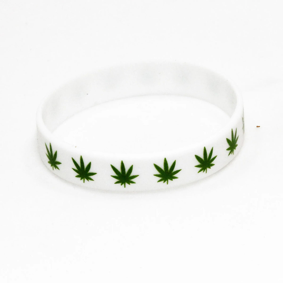 1PC Fashion Maple Leaf Silicone Bracelet Simple Waterproof Sports Wristband Hemp Jewelry Accessories for Men Women SH340
