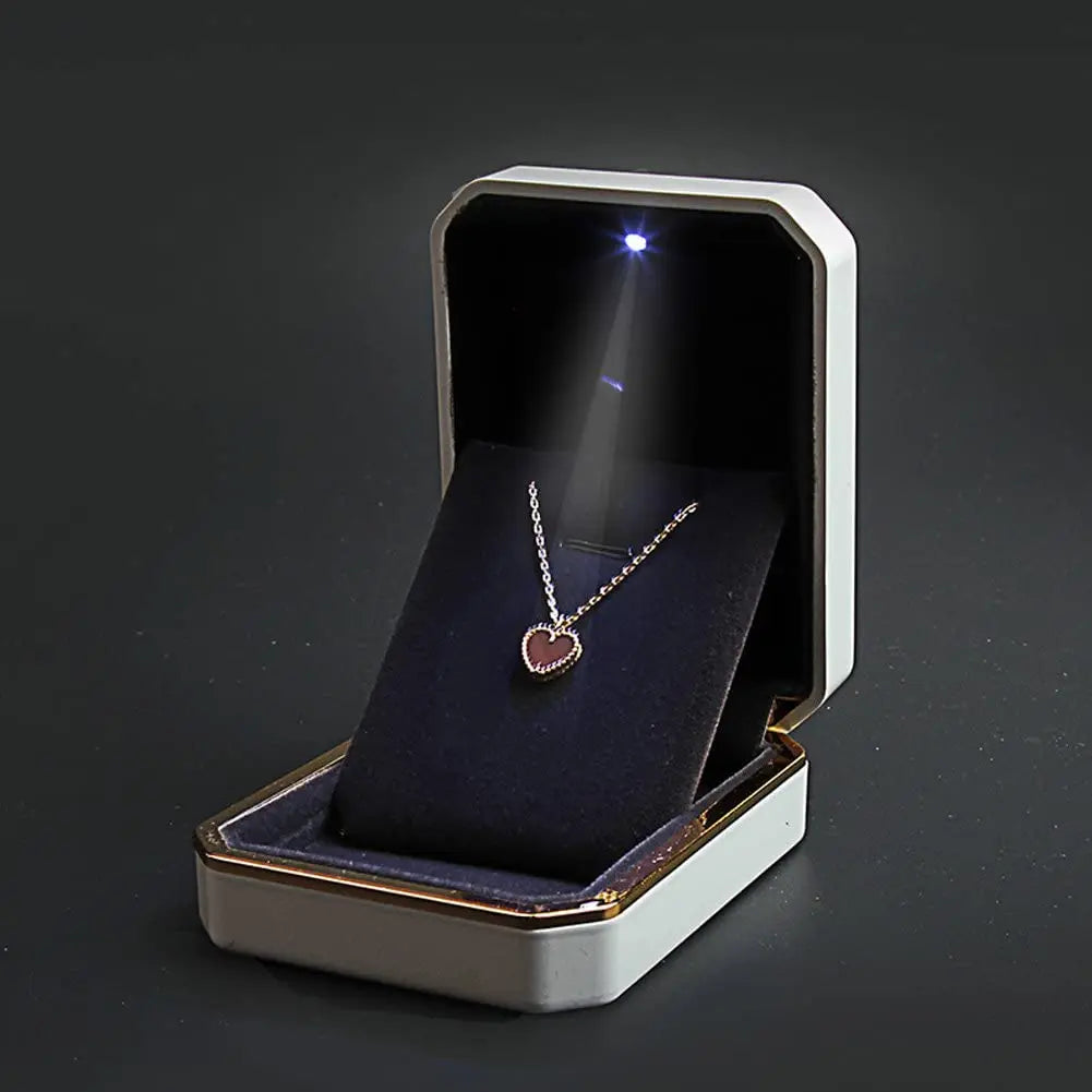 Coffret bague LED – Écrin lumineux