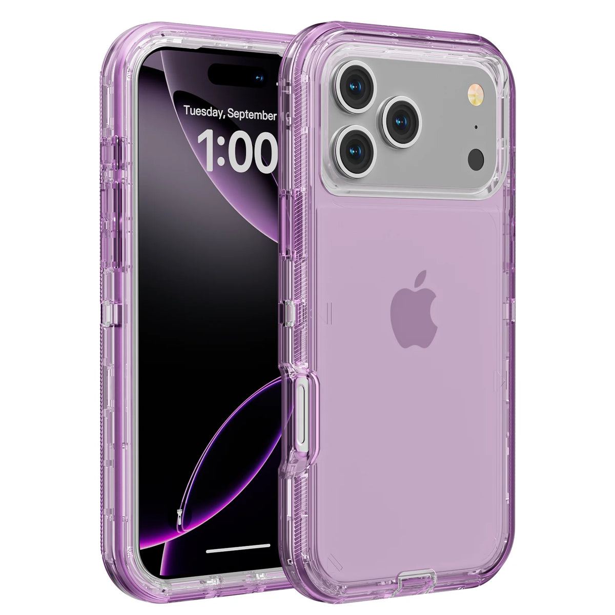Coque Renforcée 3-en-1 Antichoc pour iPhone 11/12/13/14/15/16/17/18 Pro Max