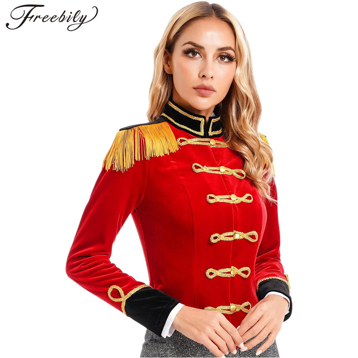 Déguisement Cheffe de Piste Cirque – Veste Queue-de-Pie Femme