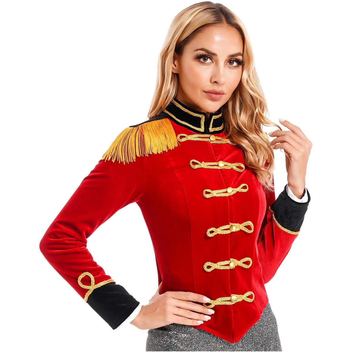 Déguisement Cheffe de Piste Cirque – Veste Queue-de-Pie Femme