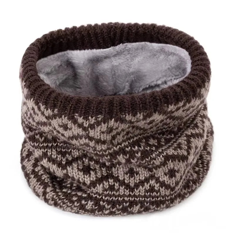 Fashion Soft Knitted Neck Warmer Sports Scarf for Women Men Face Cover Winter Running Skating Hiking Cold-Proof Thick Collar