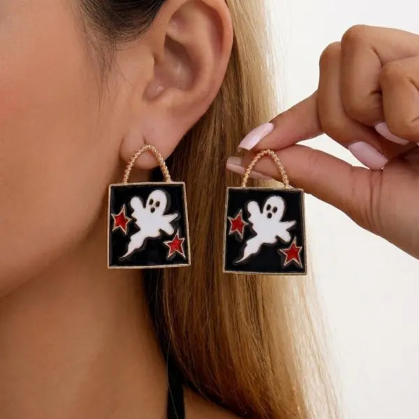 Boucles d'oreilles citrouille – Halloween