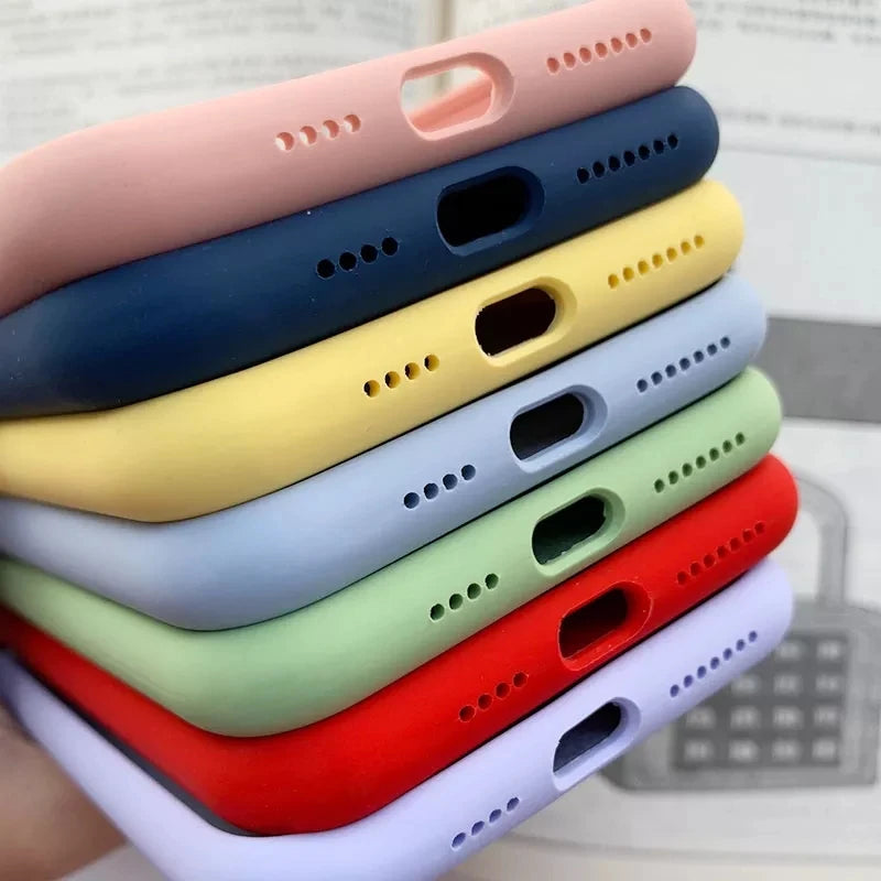 Coque en silicone pour iPhone