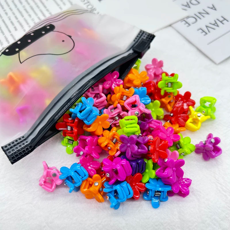 Lot de mini pinces papillon