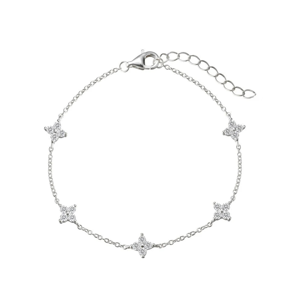Collier trèfle à quatre feuilles doré
