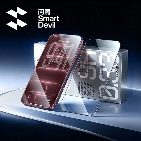 Verre Trempé SmartDevil pour iPhone 12/13/14/15/16/17/18 Pro Max