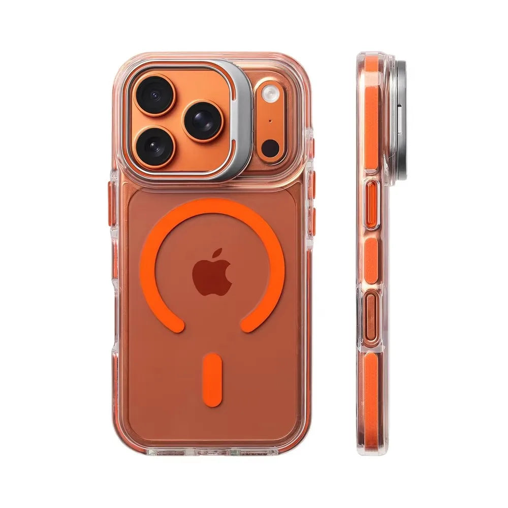 Coque Magnétique Transparente Antichoc MagSafe pour iPhone 12/13/14/15/16/17/18 Pro Max
